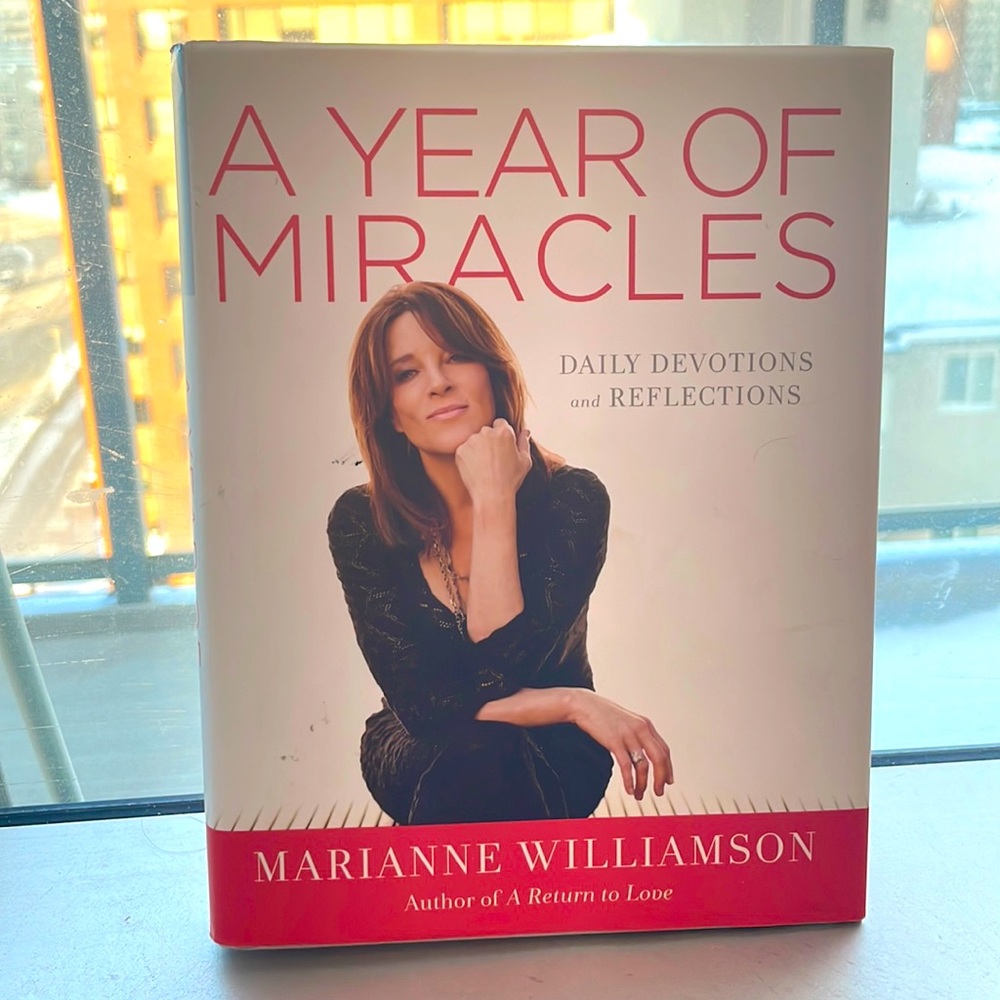 Marianne Williamson book - A Year in Miracles